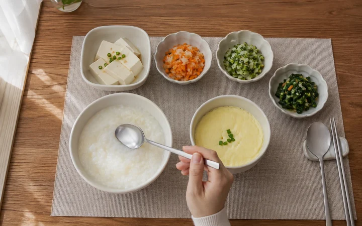 임시치아 음식